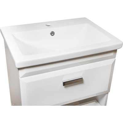 Тумба под раковину Style Line Лотос 60 Люкс Plus СС-00000374 Белая