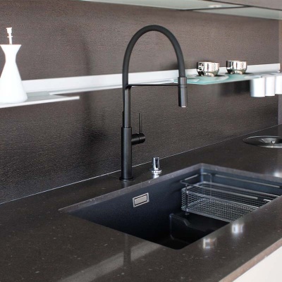 Смеситель для кухни Clever Chef Slim Negro 60146 Черный матовый