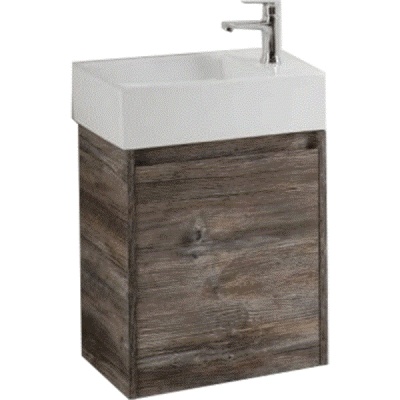 Тумба под раковину BelBagno KRAFT MINI-450/250-1A-SO-PP-L подвесная Pino Pasadena