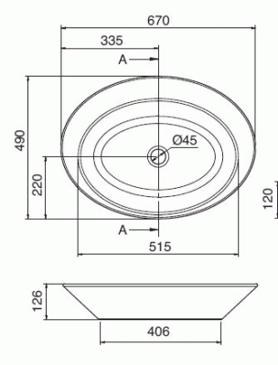 Раковина Scarabeo Wish 2004 Белая