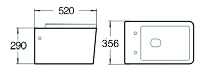Унитаз SantiLine SL-5004BD подвесной с сиденьем Микролифт