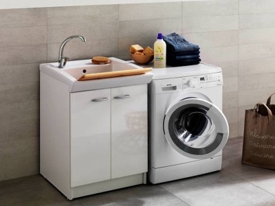 Тумба под хозяйственную раковину Hatria Complementi 60x51x88 Белая