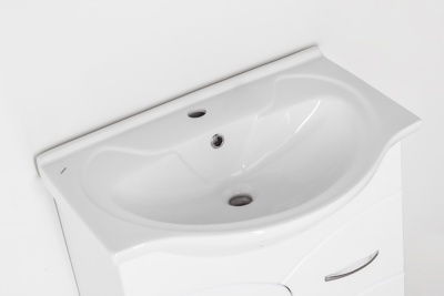 Тумба под раковину Style Line Эко Стандарт 22 Байкал 65 Белый глянец