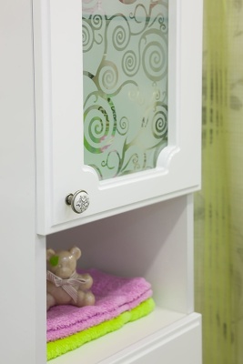 Тумба с раковиной Sanflor Ксения 60 2 Н0000000122 Белая