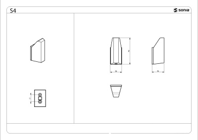 Крючок Sonia S-4 156351 Белый