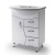 Тумба Runo Бриз 65 Белая Тумба Runo Бриз 65 Белая