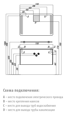 Тумба под раковину Акватон Валенсия 110 1A123701VAG30 глянцевая, белый жемчуг