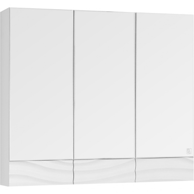 Зеркальный шкаф Style Line Вероника 80 Белый