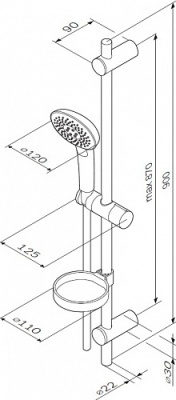 Комплект смесителей AM.PM Spirit V2.0 F40970A00 Хром