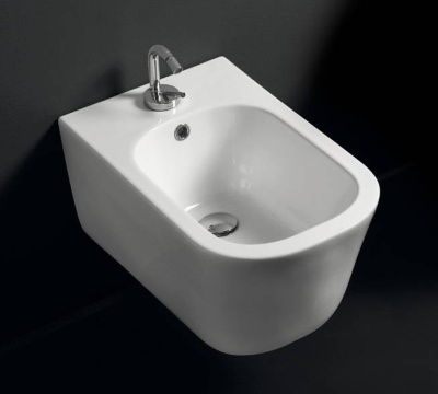 Биде Kerasan Tribeca 5125 подвесное с одним отверстием под смеситель