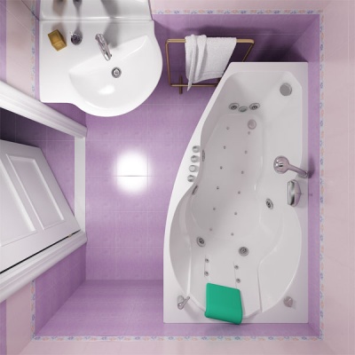 Акриловая ванна Triton Бриз 150x95 без гидромассажа L
