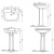 Раковина Jaquar Queens 57 QNS-WHT-780 Белая Раковина Jaquar Queens 57 QNS-WHT-780 Белая