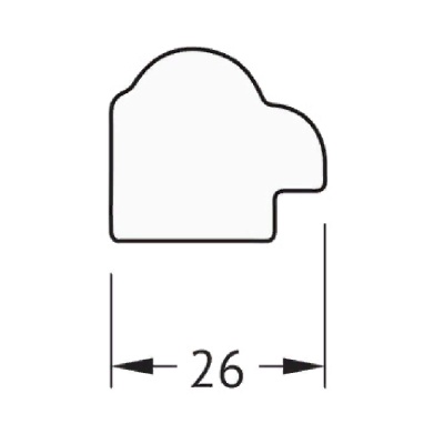Зеркало Evoform Definite 44х34 Витая бронза