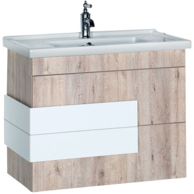 Тумба под раковину Aquanet Мадейра 80 183071 подвесная Дуб кантри