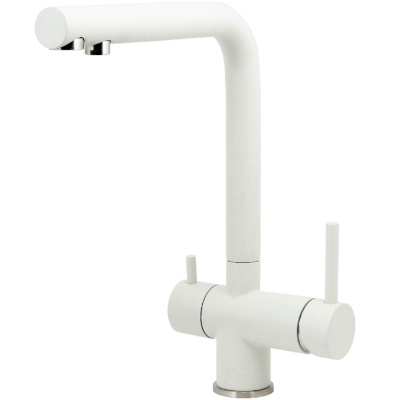Смеситель для кухни Milacio Барселона F6504.304 Белый