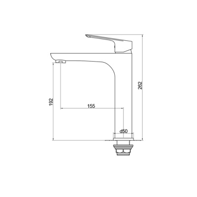 Смеситель для кухни Raiber Osdorf R2105 Хром