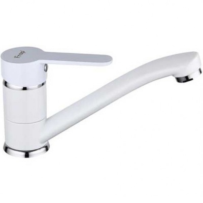Смеситель для кухни Frap F454 Белый Хром
