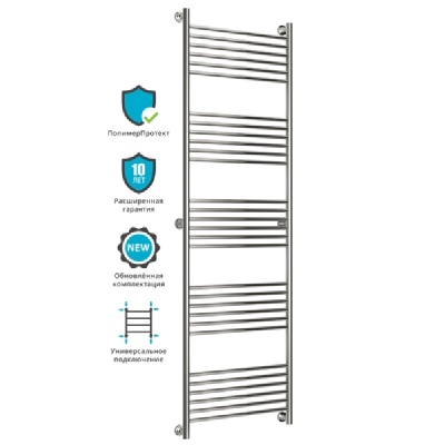 Водяной полотенцесушитель Сунержа Богема+ 1900х600 Хром