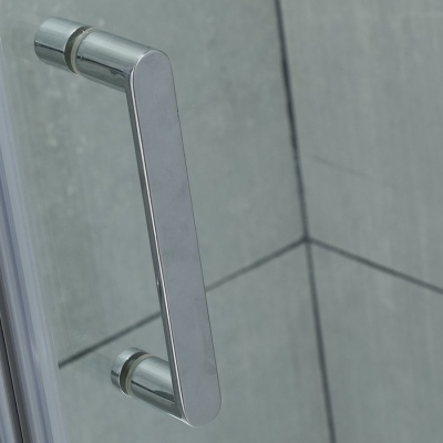 Душевая дверь в нишу Orange E02-150TCR 150 профиль Хром стекло прозрачное