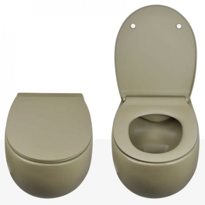 Унитаз AeT Dot 2.0 S555T0R0V6132 подвесной Горчица матовая без сиденья