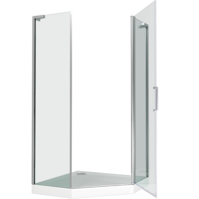 Душевой уголок Good Door Pandora PNT-90 90x90 профиль Хром стекло прозрачное