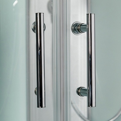 Душевая кабина WeltWasser WW500 Halle 1004 100x100 10000003249 профиль Хром стекло прозрачное