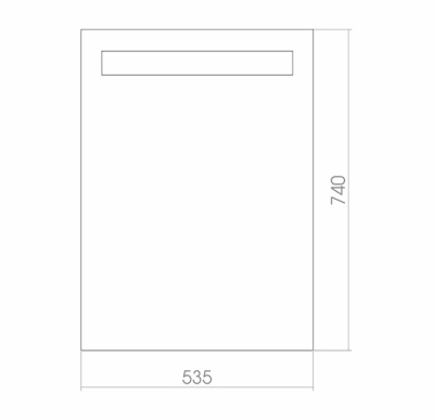 Зеркало Mixline Стиль Фаворит 54 525411 с подсветкой с пескоструйным рисунком и фацетом