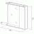 Зеркало со шкафом BelBagno MARINO-SPC-800/750-1A-BL-P-L 80 с подсветкой Bianco Lucido