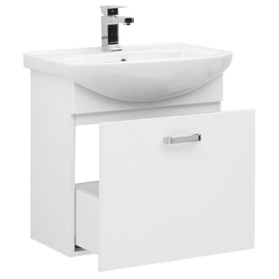 Тумба под раковину Aquanet Ирис 65 198382 Белая