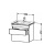 Тумба под раковину Duravit Durastyle 60 DS648005353 подвесная Тёмный каштан
