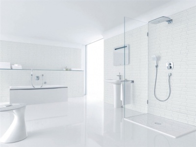 Верхний душ Hansgrohe PuraVida 39 27437400 Белый/Хром