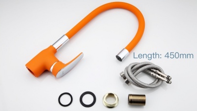 Смеситель для кухни Frap F4453 Белый Хром