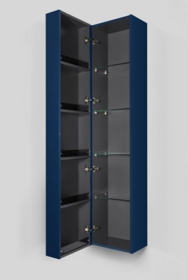 Шкаф-пенал AM.PM Spirit V2.0 35 подвесной L Синий