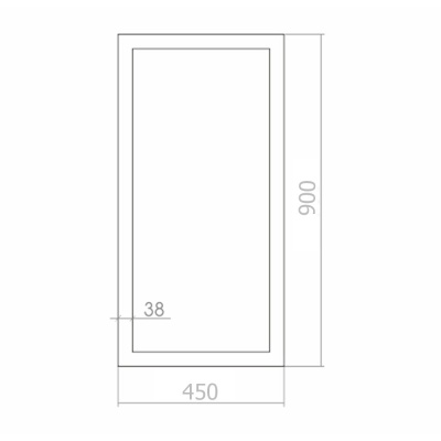 Зеркало Mixline Багет Медальон 45 537416 Коричневое