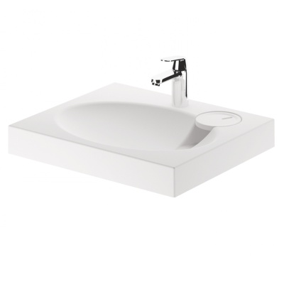 Раковина PAA Claro Mini 60x50 Iclami на стиральную машину Белая