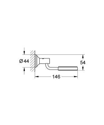 Держатель Grohe Essentials Authentic 40652001 Хром