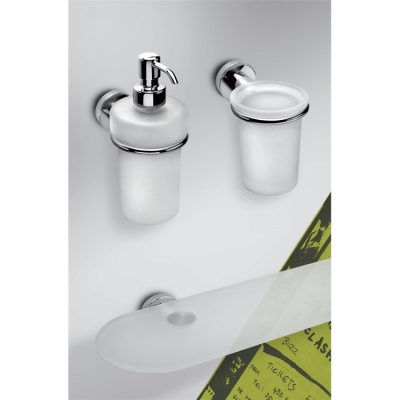 Стакан для зубных щеток Colombo Design Basic B2702 Белый, Хром