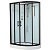 Душевая кабина Timo Standart T-6602 B L 120x85 профиль Черный стекло прозрачное