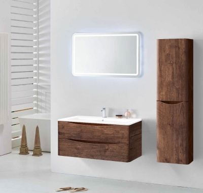 Тумба под раковину Vincea Roberta VMC-1R100RW подвесная R.Wood