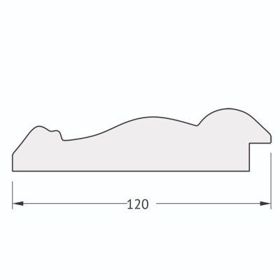 Зеркало Evoform Exclusive-G Floor 207х87 Состаренное серебро с орнаментом