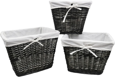 Корзина для белья WasserKRAFT Weser 42x34x33 WB-780-M Коричневая