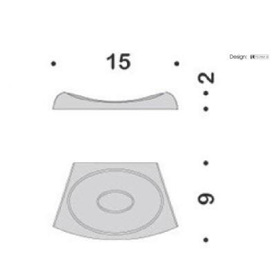 Мыльница Colombo Design Land B2840.000 Хром