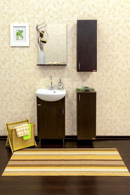 Тумба с раковиной Sanflor Мокко 45 L Н0000000580 Венге