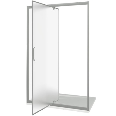 Душевая дверь в нишу Good Door Orion WTW-PD-140 140 профиль Хром стекло прозрачное