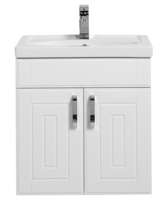 Тумба под раковину Aquanet Рондо 70 189153 подвесная Белая