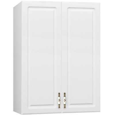 Шкаф Style Line Олеандр 2 60 Люкс подвесной Белый глянец