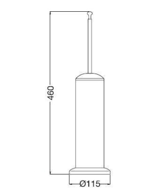 Ёрш Bugnatese Performa tradizionale 24826 CR (Хром)