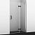 Душевая дверь в нишу WasserKRAFT Aller 120x200 R 10H05RBLACK MATT Хром