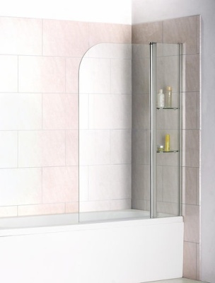 Шторка на ванну Good Door Screen HS-100-C-CH 100 профиль Хром стекло прозрачное Шторка на ванну Good Door Screen HS-100-C-CH 100 профиль Хром стекло прозрачное