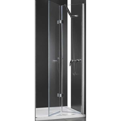 Душевая дверь в нишу Cezares Elena W-BS-13 140 ELENA-W-BS-13-40+50/50-P-Cr-R профиль Хром стекло рифленое